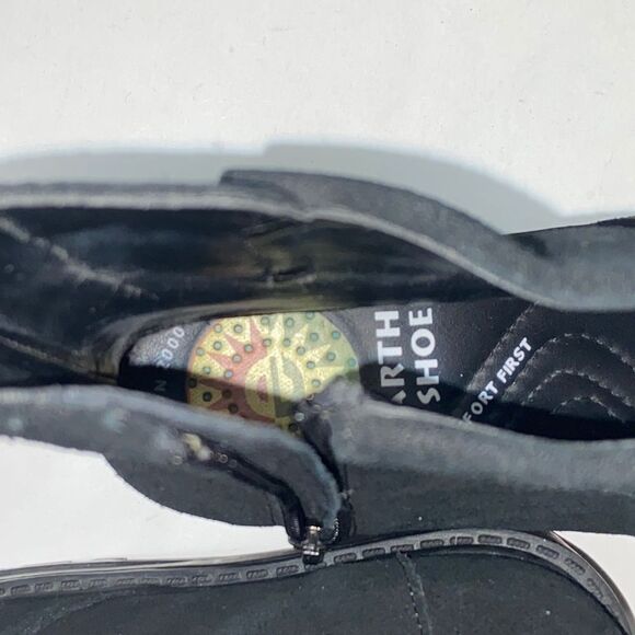 EARTH SHOE LEATHER UPPER SUEDE MANMADE OUTSOLE SHOES SIZE 5.5 BOOTS - Picture 8 of 10